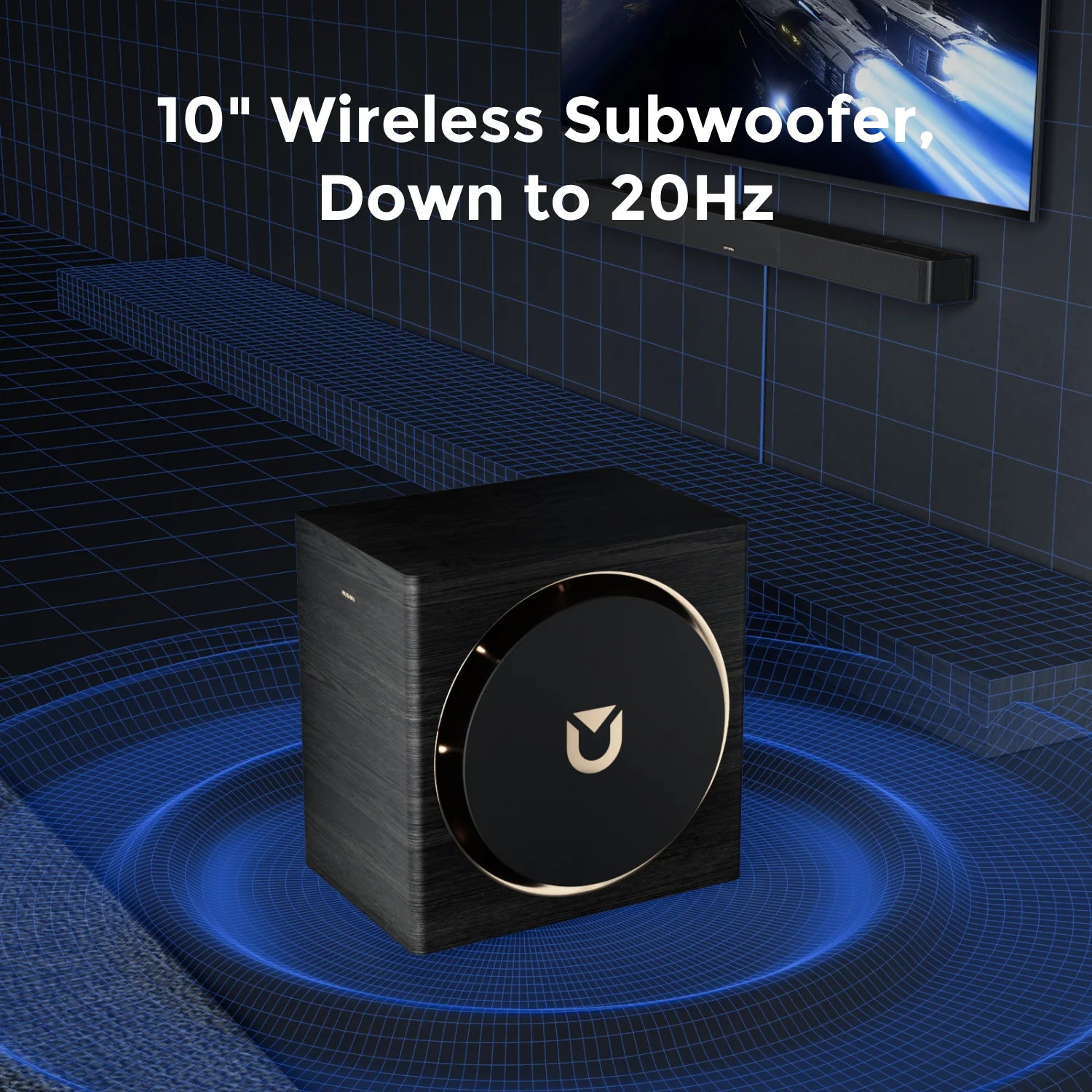 980W 7.1.4 Soundbar with Dolby Atmos&App Control, 10" Wireless Subwoofer Surround Sound System TV Home Bluetooth Speaker