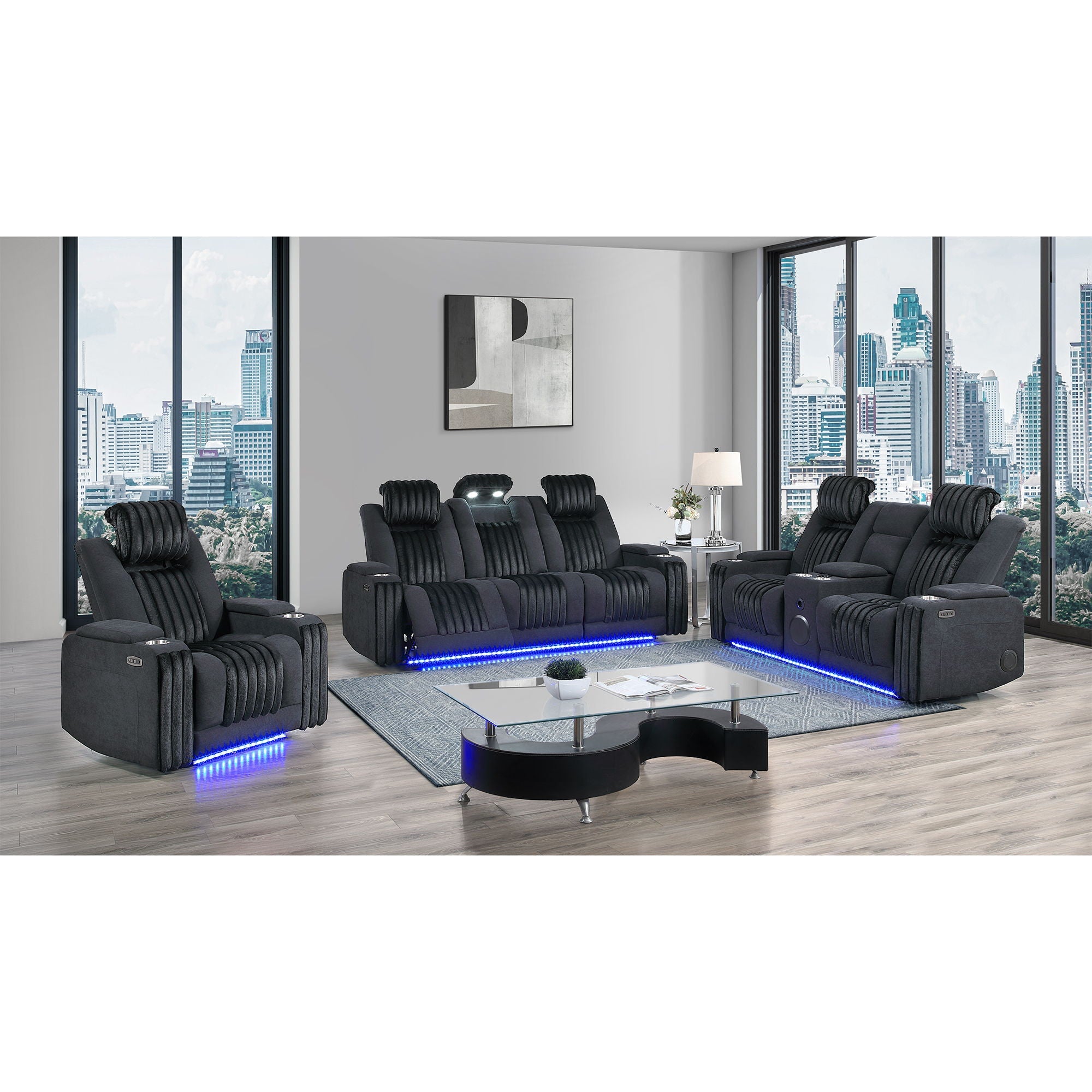 Duran - Power Reclining Loveseat With Power Headrest