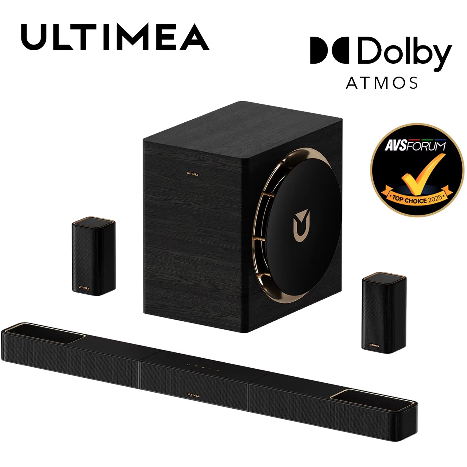 980W 7.1.4 Soundbar with Dolby Atmos&App Control, 10" Wireless Subwoofer Surround Sound System TV Home Bluetooth Speaker