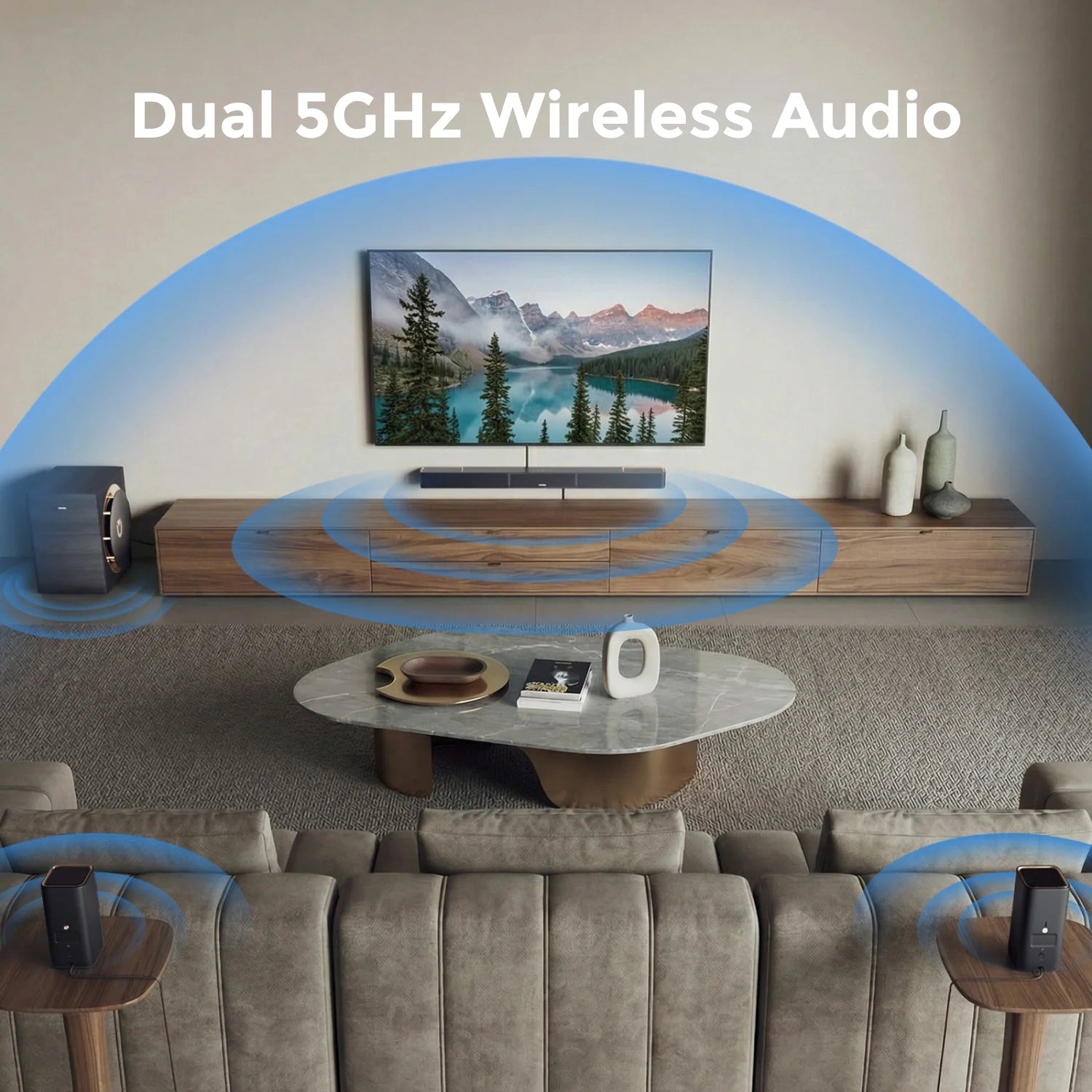 980W 7.1.4 Soundbar with Dolby Atmos&App Control, 10" Wireless Subwoofer Surround Sound System TV Home Bluetooth Speaker